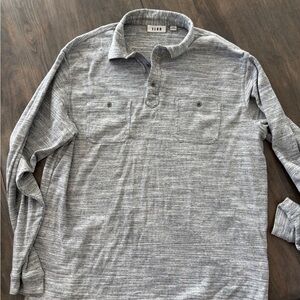 ROWM men’s long sleeve polo‎ shirt size large